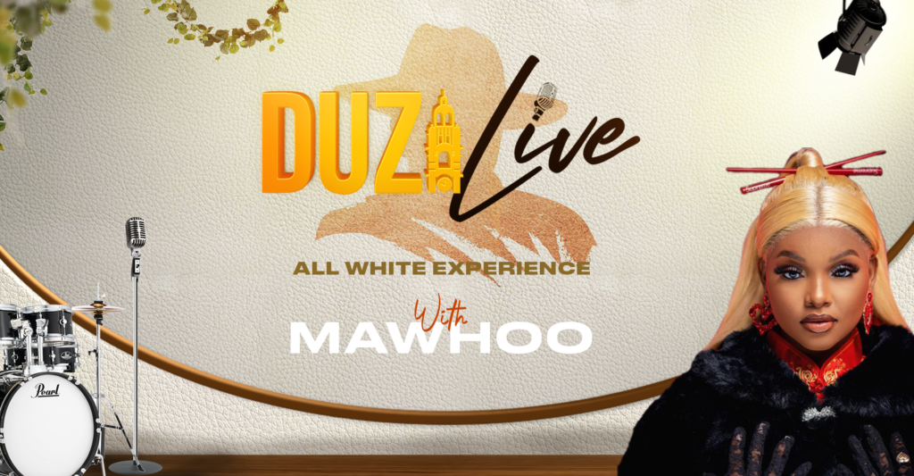 Celebrate the arrival of The Duzi Live: All White Experience! The event boasts a host of live artists including DJ’s and live performers such as AmaPiano sensation MAWHOO